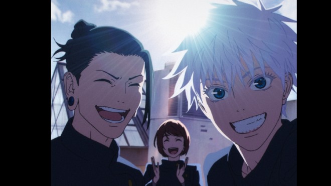The latest bonus for Jujutsu Kaisen: Hidden Inventory / Premature Death features print-photo style stickers showcasing newly drawn illustrations of Gojo, Geto, and their youthful school days. Available in two waves, totaling 54 designs.